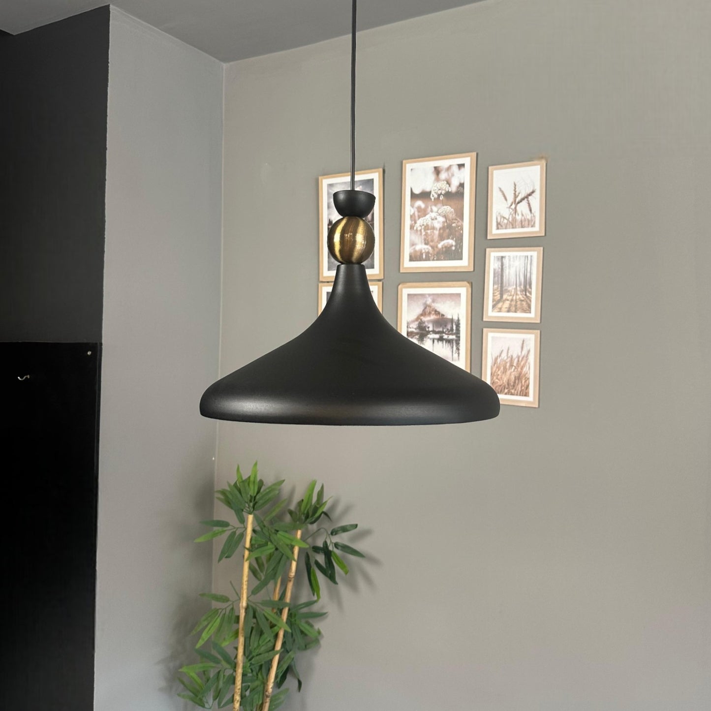 Pendelleuchte Ø35 cm Metall E27 Moderne Lampe, Ohne Leuchtmittel