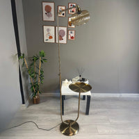 Tumbled Mola Moving Head Moderne dekorative Metall Stehleuchte