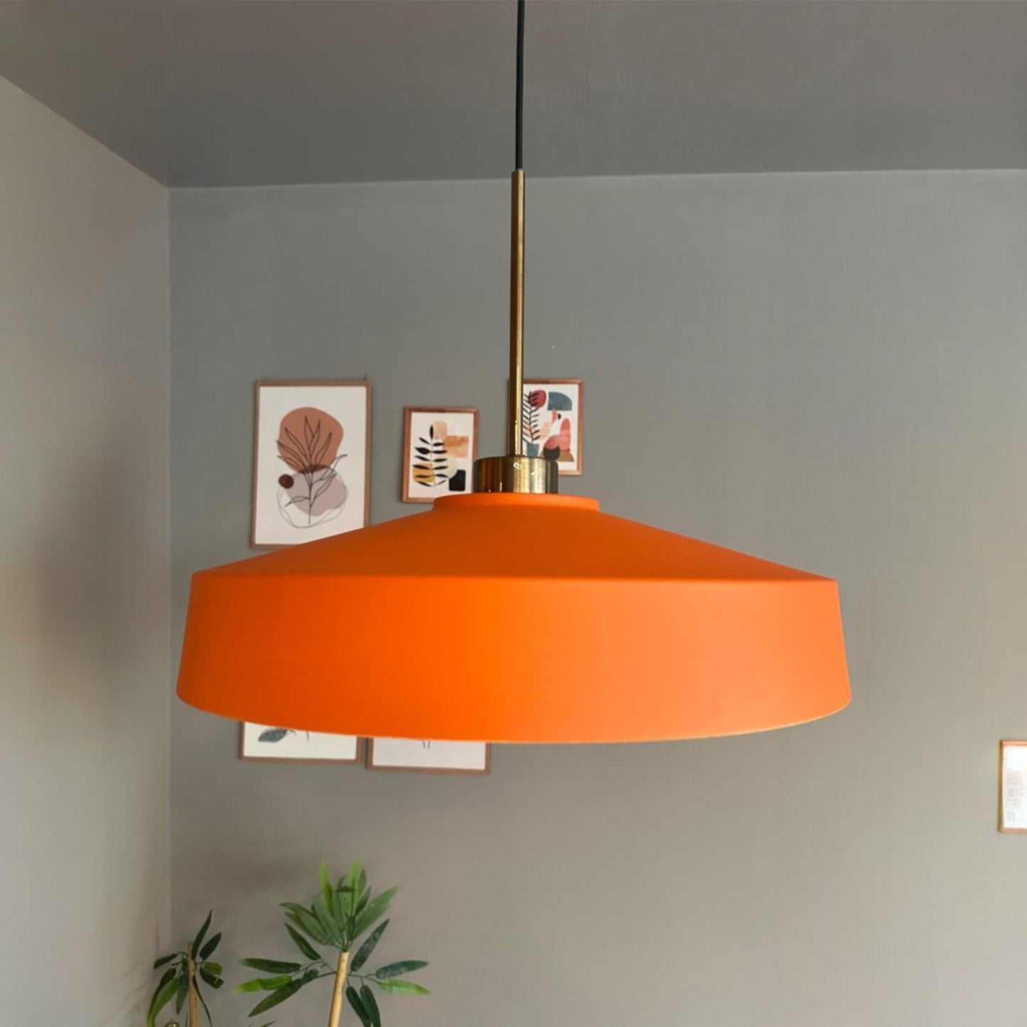 Ace Hängelampe Ø40 cm, Pendelleuchte Vintage, Industrial aus Metall E27