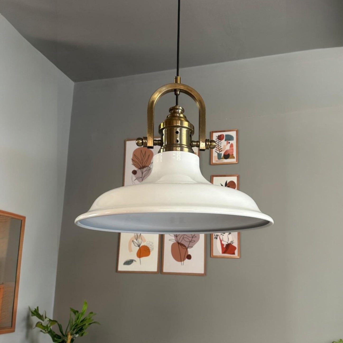 Bamyum Pendelleuchte Bergo Ø40 cm, Metall Hängelampe