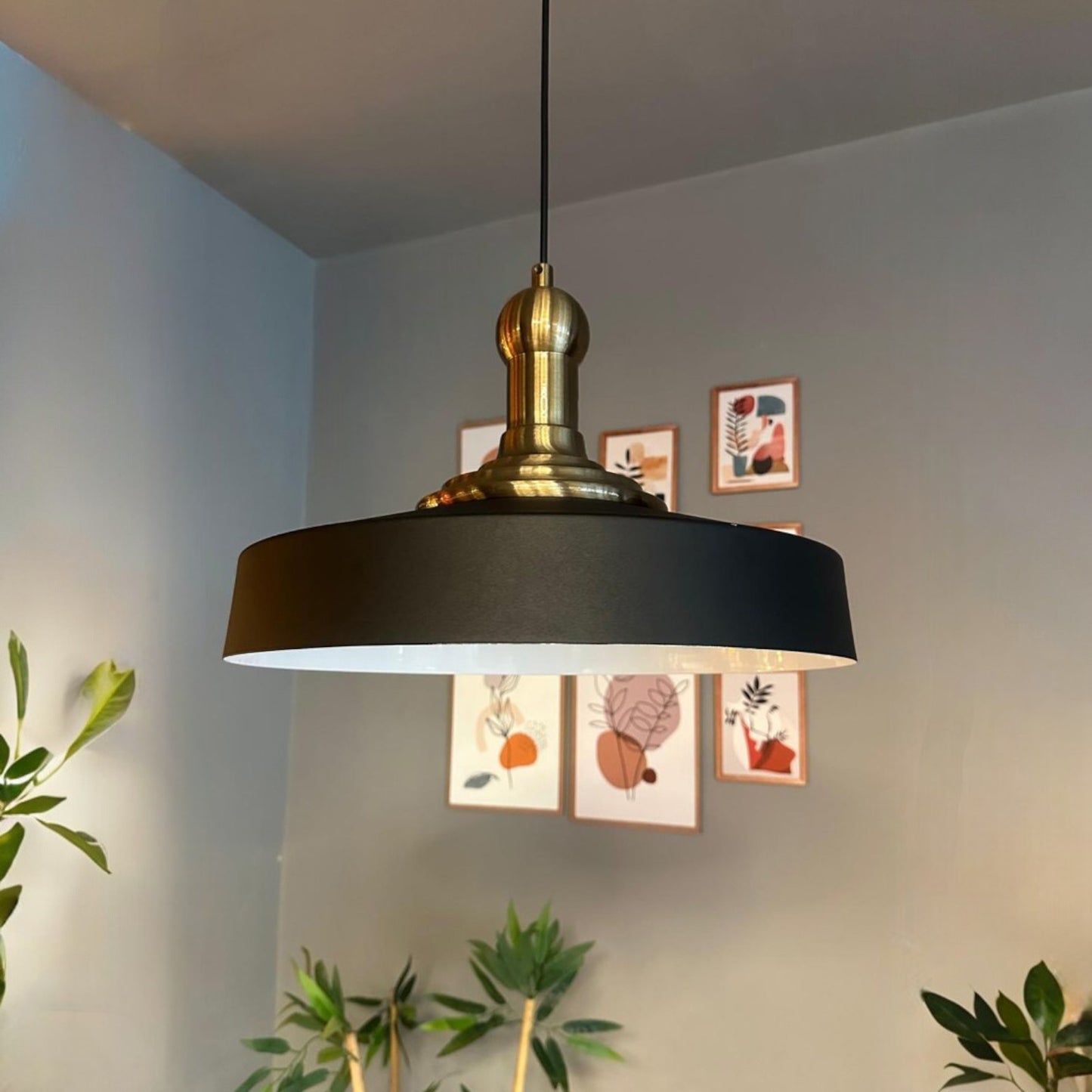 Pendelleuchte Ace-Longknob Vintage, Industrial aus Metall E27 Hängelampe