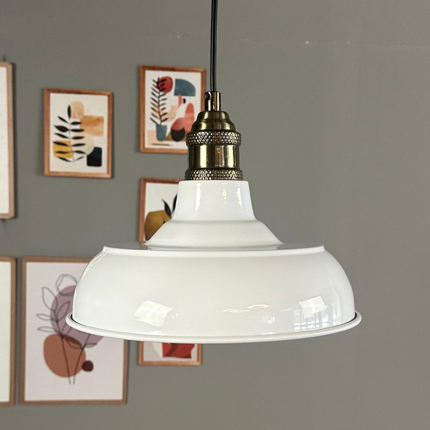 Pendelleuchte Veluna Metall Ø26cm, Modern Hängelampe