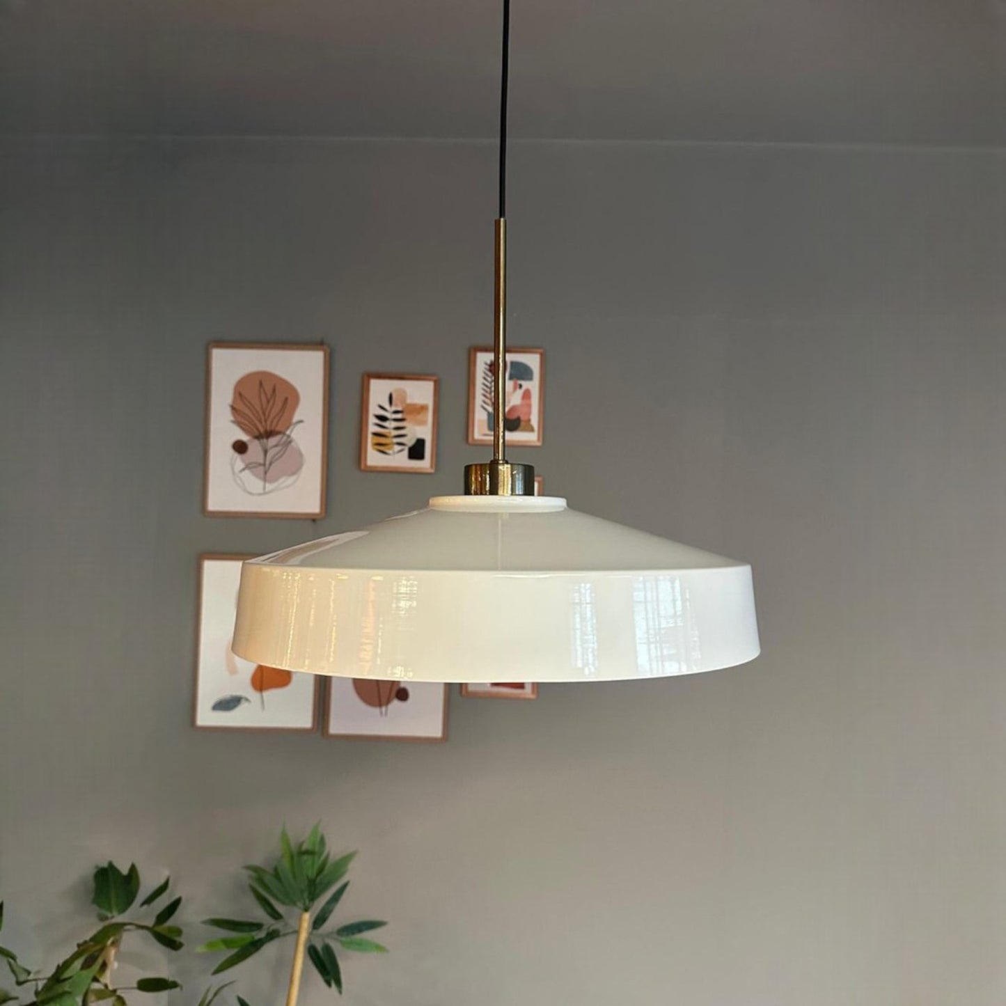 Ace Hängelampe Ø40 cm, Pendelleuchte Vintage, Industrial aus Metall E27