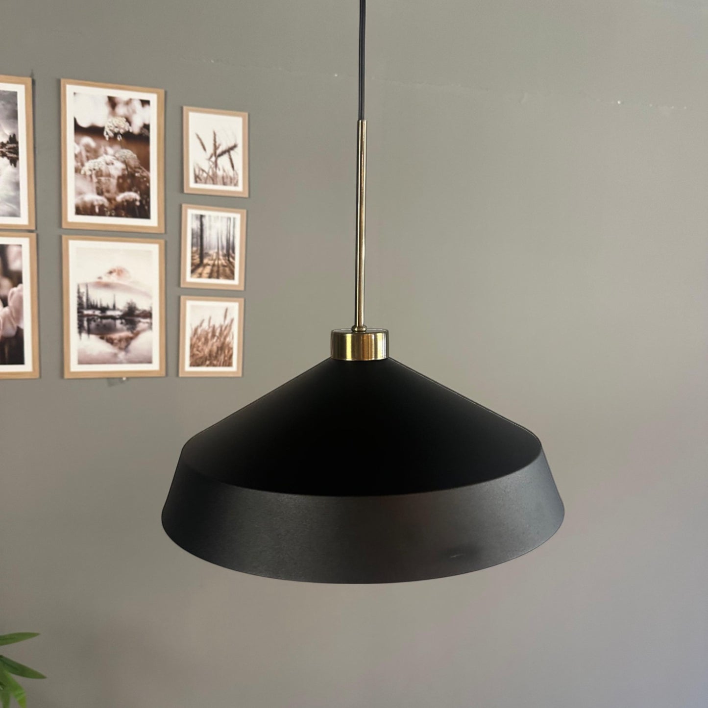 Pendelleuchte Lema Dünn Ø37,5 cm, Metall Hängelampe