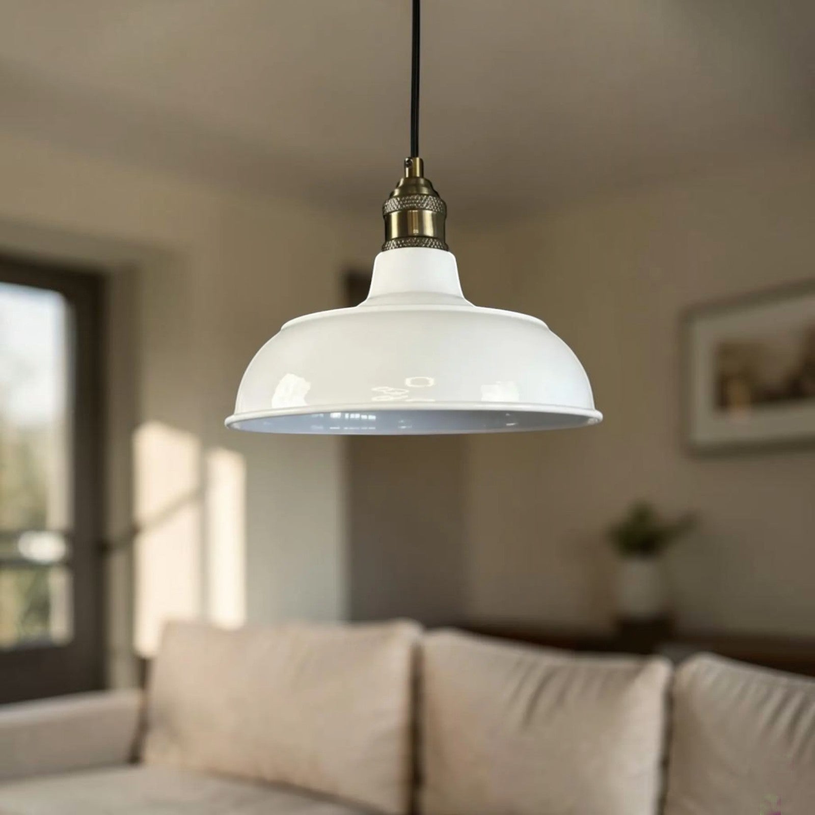 Pendelleuchte Veluna Metall Ø26cm, Modern Hängelampe