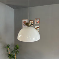 Pendelleuchte Metall Yimpi Wulst Holz Metall