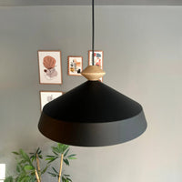 Pendelleuchte Lema Metall Ø37.5 cm, Innen, E27, Vintage Lampe