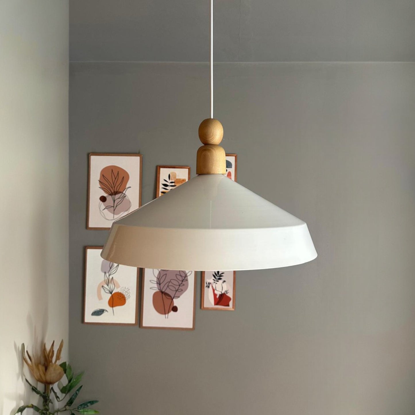 Pendelleuchte Lema Metall Ø37,5 cm, E27, Vintage Lampe