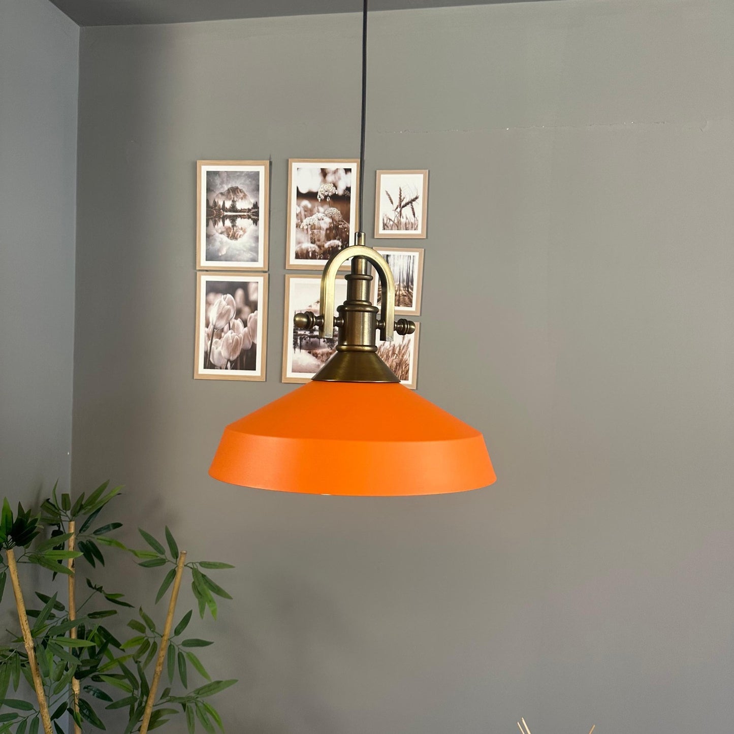 Pendelleuchte Lema Dünn Ø37,5 cm, Metall Hängelampe