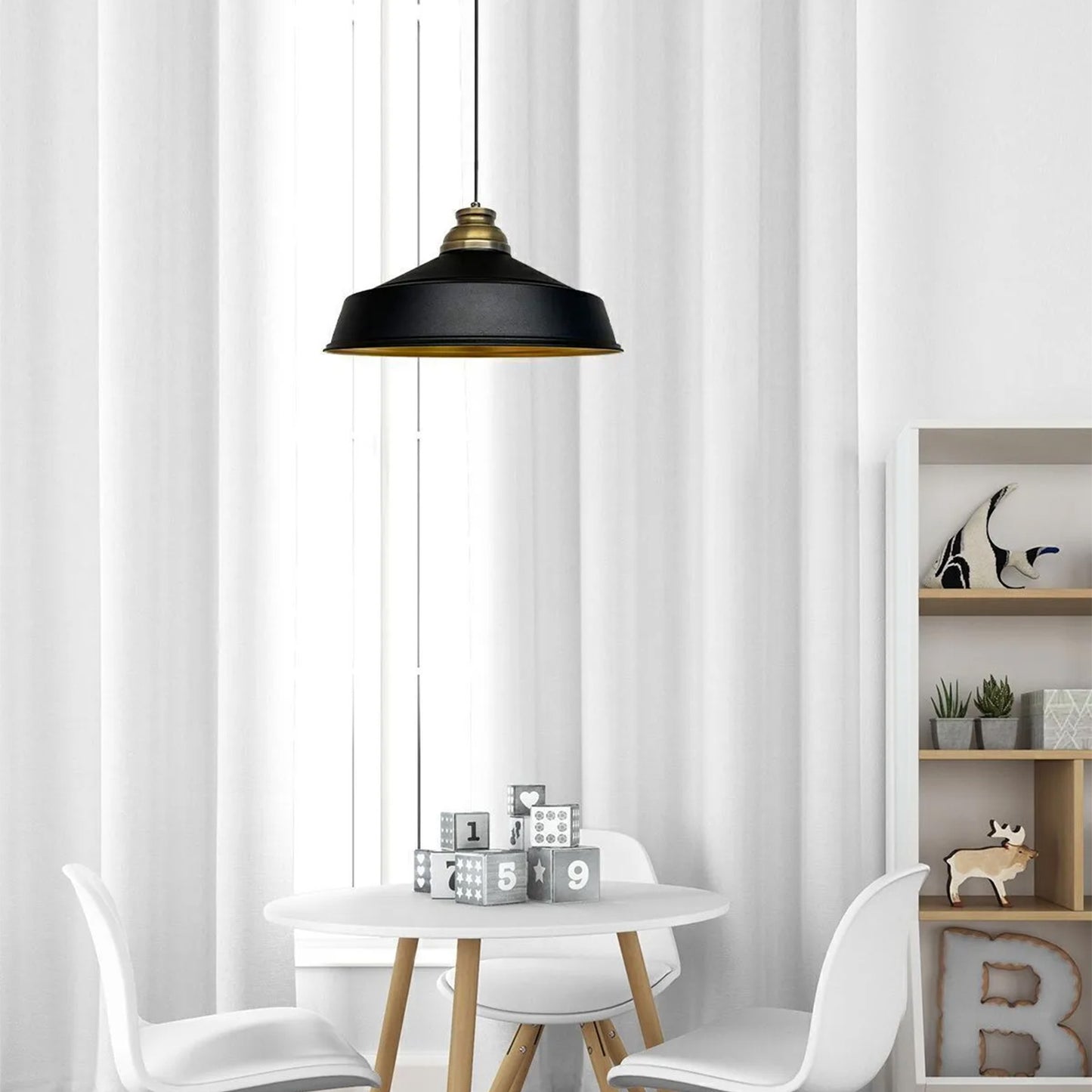 Pendelleuchte Hängelampe Asletl-HG Ø41cm, Pendelleuchte Vintage, E27 Lampe