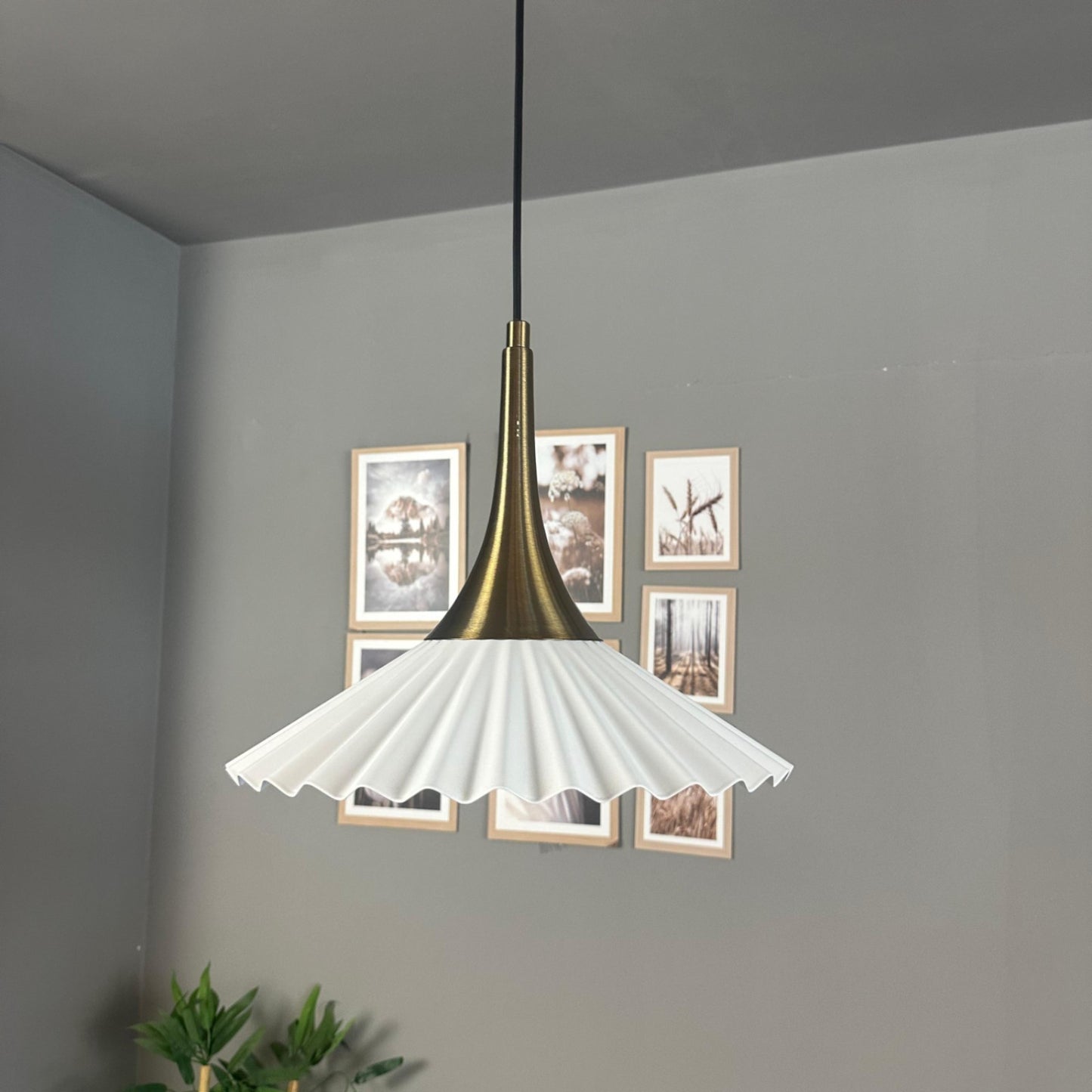 Pendelleuchte Avilla Metall Ø33cm, Modern Hängelampe