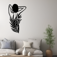 Metall Wanddeko Silhoutte