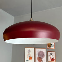 Pendelleuchte Estrela Halbe Tulpe Metall, Modern Hängelampe