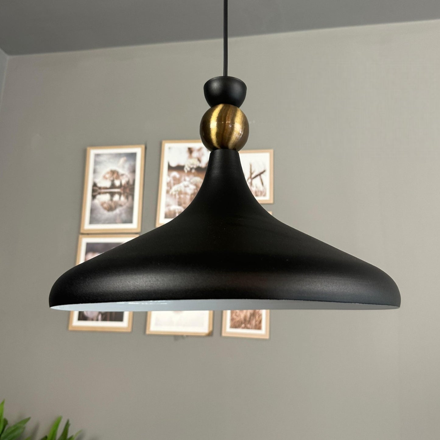 Pendelleuchte Ø35 cm Metall E27 Moderne Lampe, Ohne Leuchtmittel