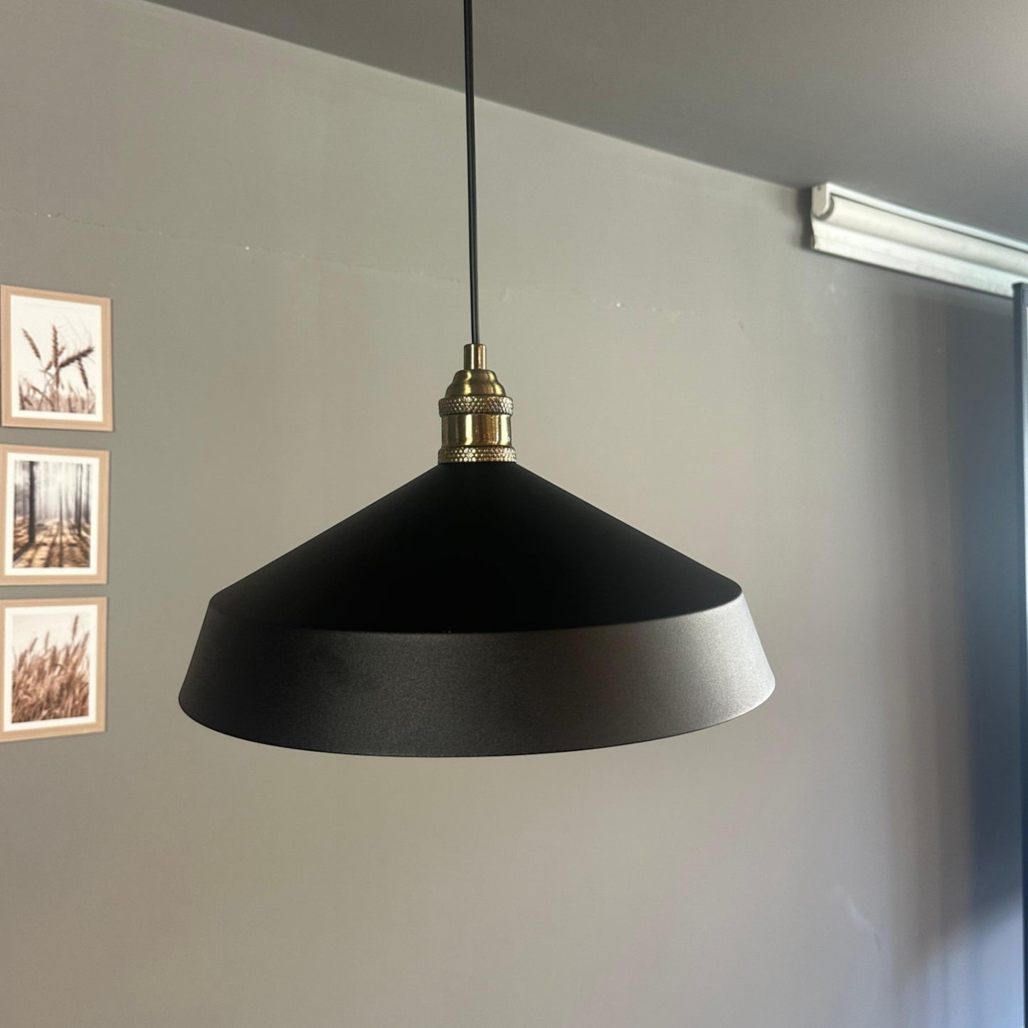 Pendelleuchte Lema Tulpe Ø37,5 cm, Metall Hängelampe