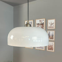 Pendelleuchte Rocha Halbe Tulpe Ø30 cm, Metall Hängelampe