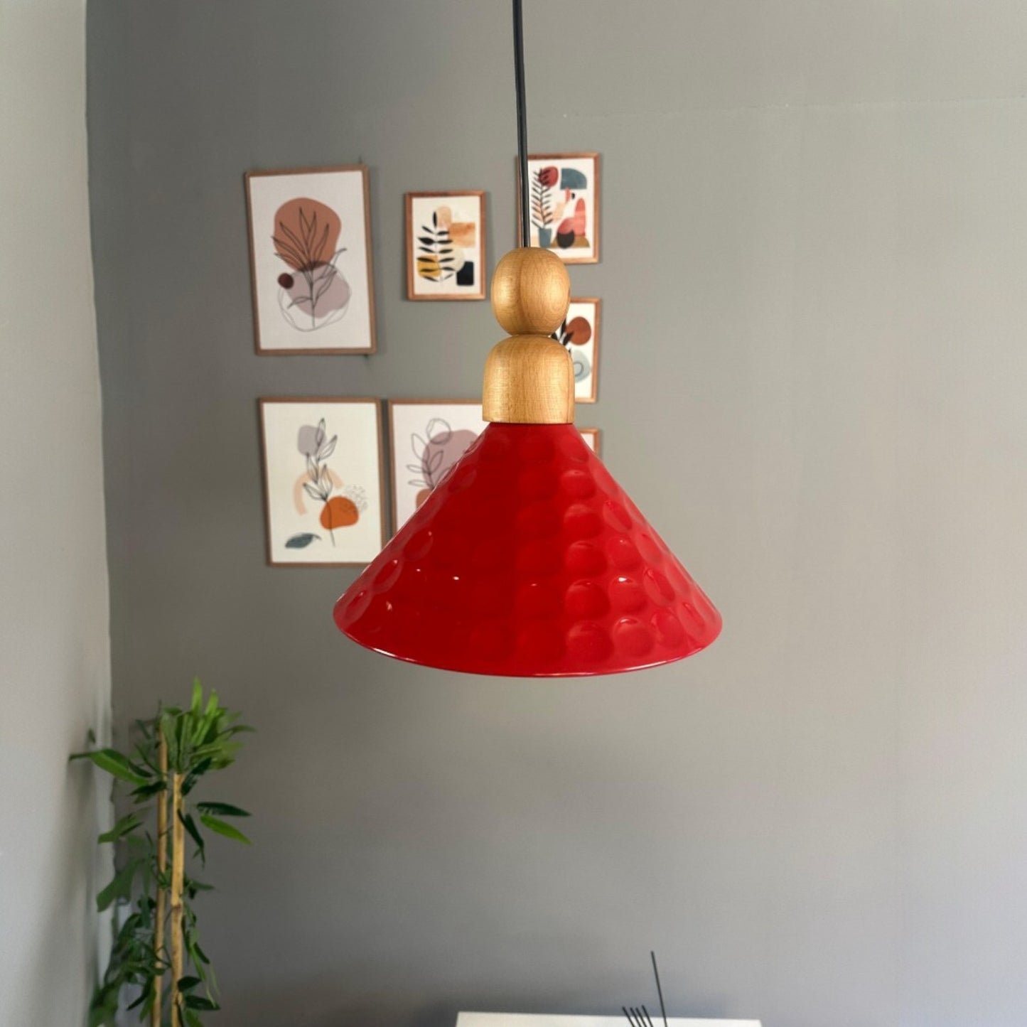 Pendelleuchte Pendelleuchte Rumy Perle Metall, Modern Hängelampe