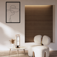 Metall Wanddeko Silhoutte