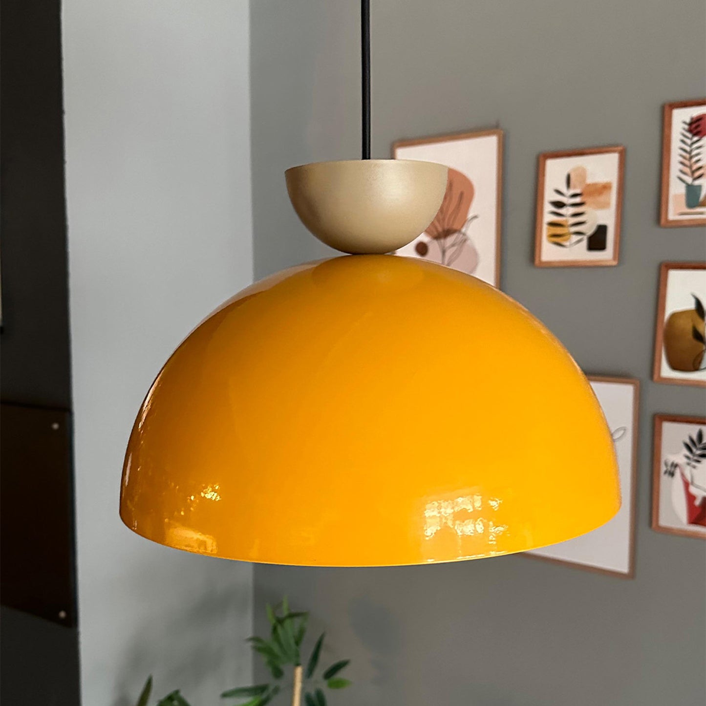 Hängelampe Yimpi 30 cm, Vintage Pendelleuchte