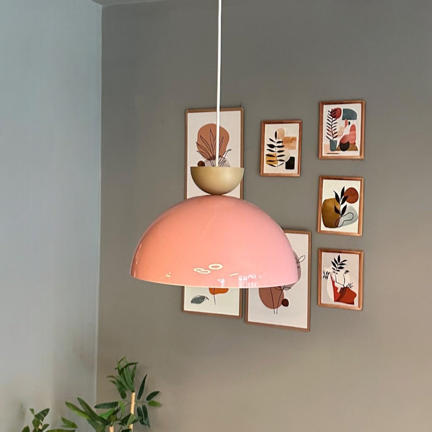 Hängelampe Yimpi 30 cm, Vintage Pendelleuchte