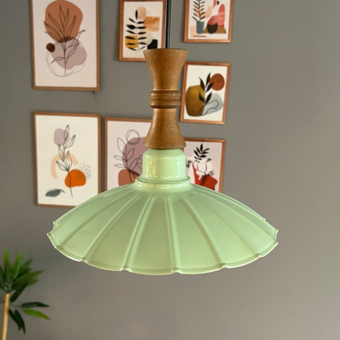 Pendelleuchte Risso Langer Bauer Metall, Modern Hängelampe ohne Leuchtmittel