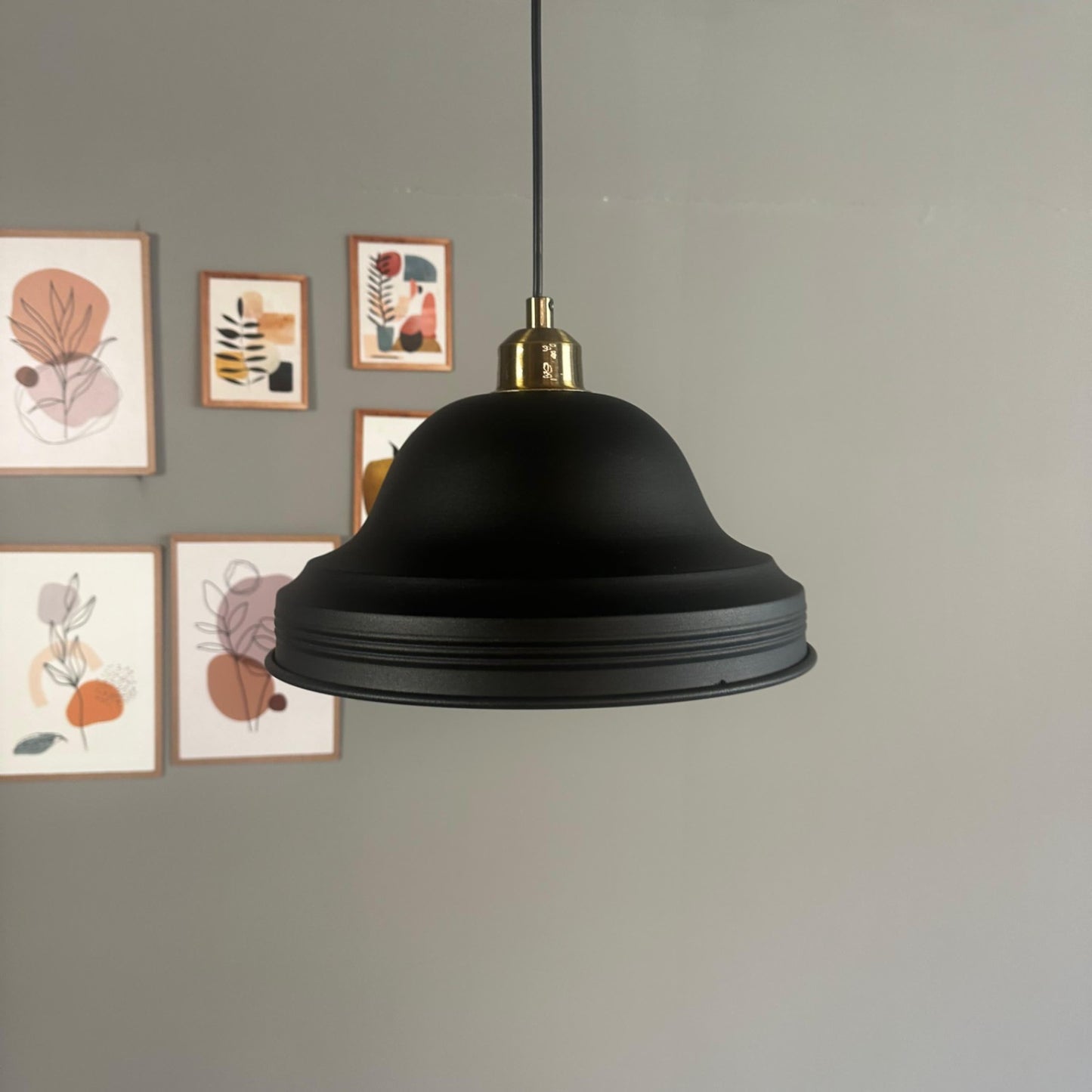 Pendelleuchte Asletl Hängelampe Industrial aus Metall Ø40 cm, Pendelleuchte Esstisch