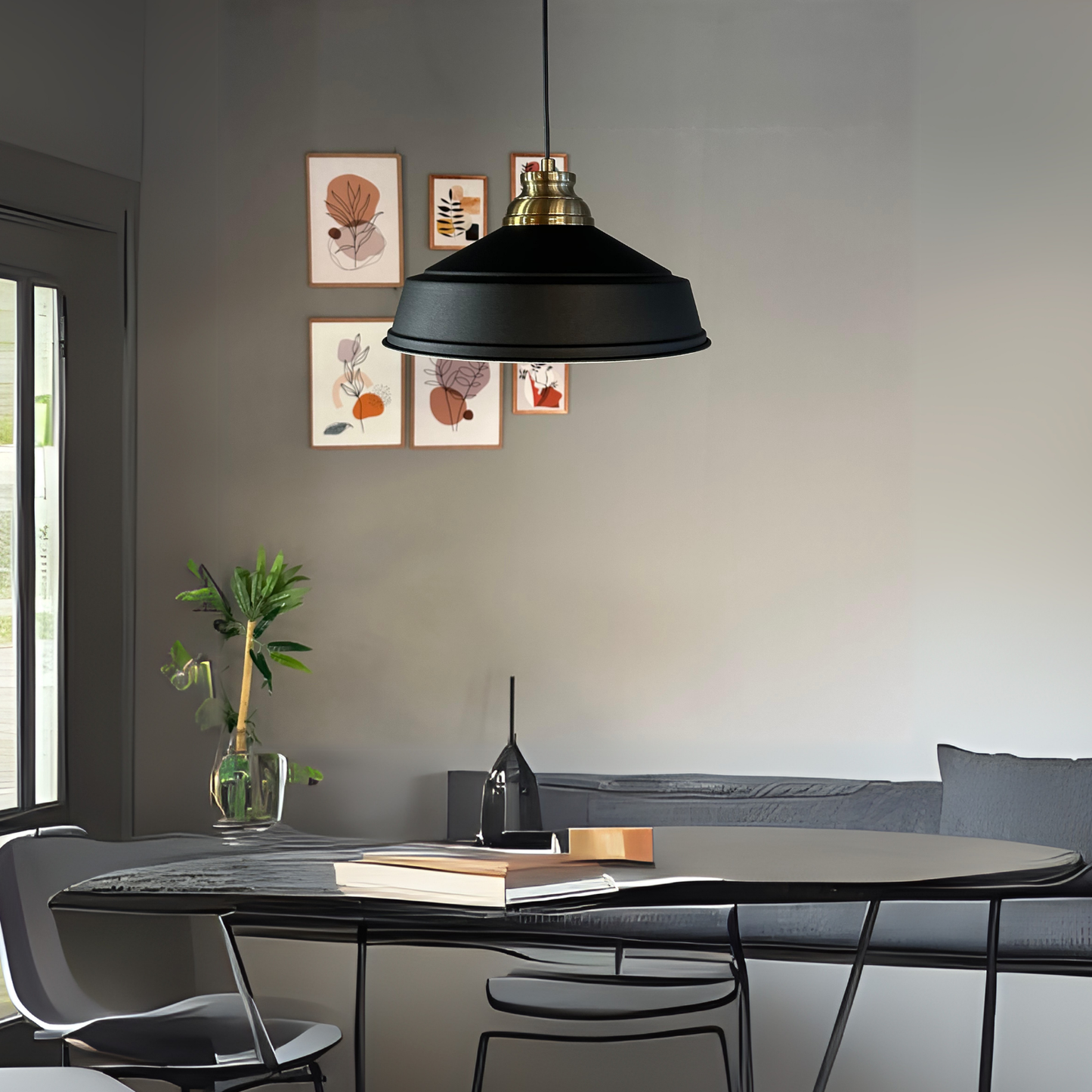 Pendelleuchte Pendelleuchte Carmelo Matrose Ø35 cm, Metall Hängelampe