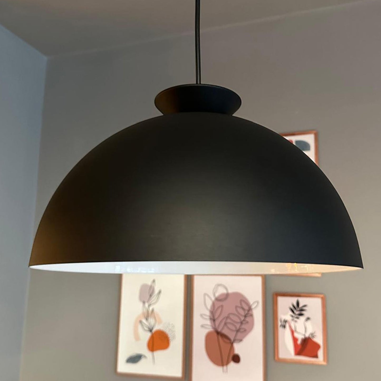 Pendelleuchte Yimpi Schüssel Metall, Modern Hängelampe