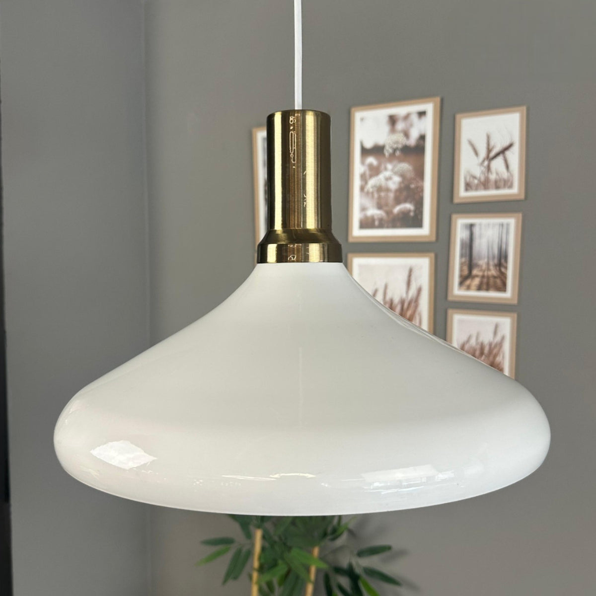 Pendelleuchte Champion Q Holz Metall Ø35cm, Modern Hängelampe