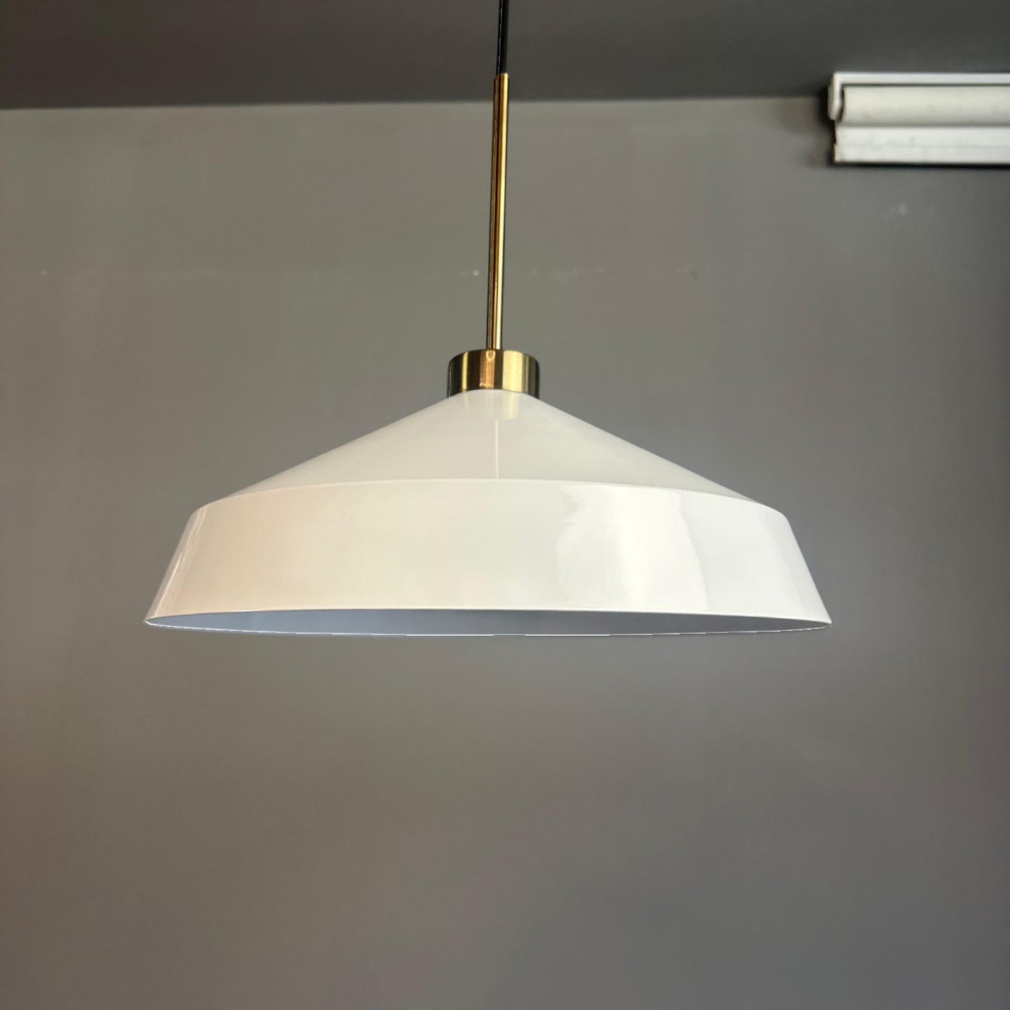 Pendelleuchte Lema Dünn Ø37,5 cm, Metall Hängelampe