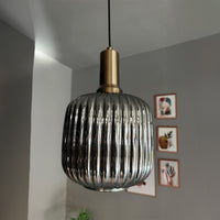 Mopa Glas Honig Farbe Einzel Kronleuchter Retro Pendelleuchte