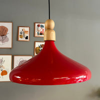 LED Pendelleuchte Perle Holz Metall Ø35 cm, E27, Modern Pendelleuchte