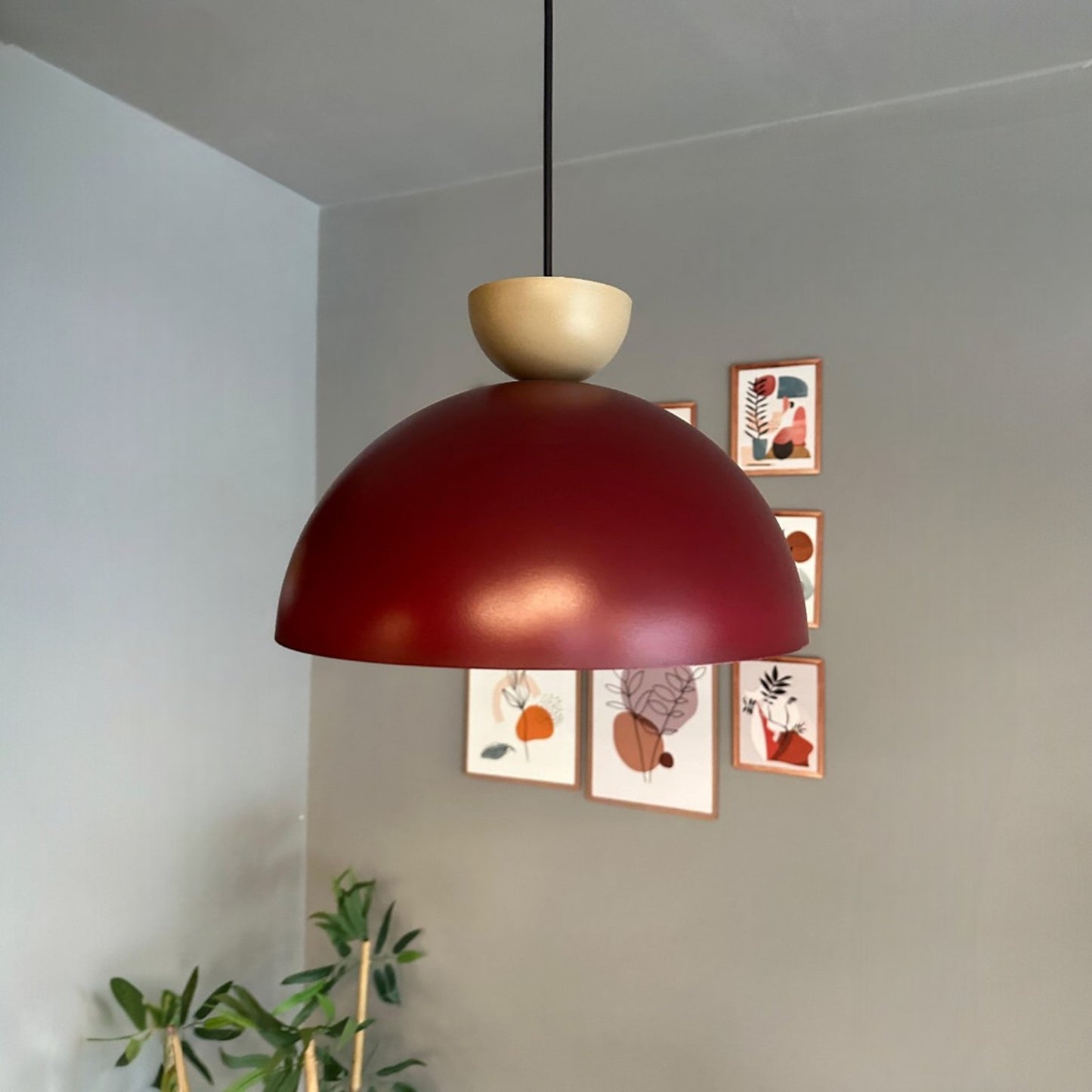 Hängelampe Yimpi 30 cm, Vintage Pendelleuchte