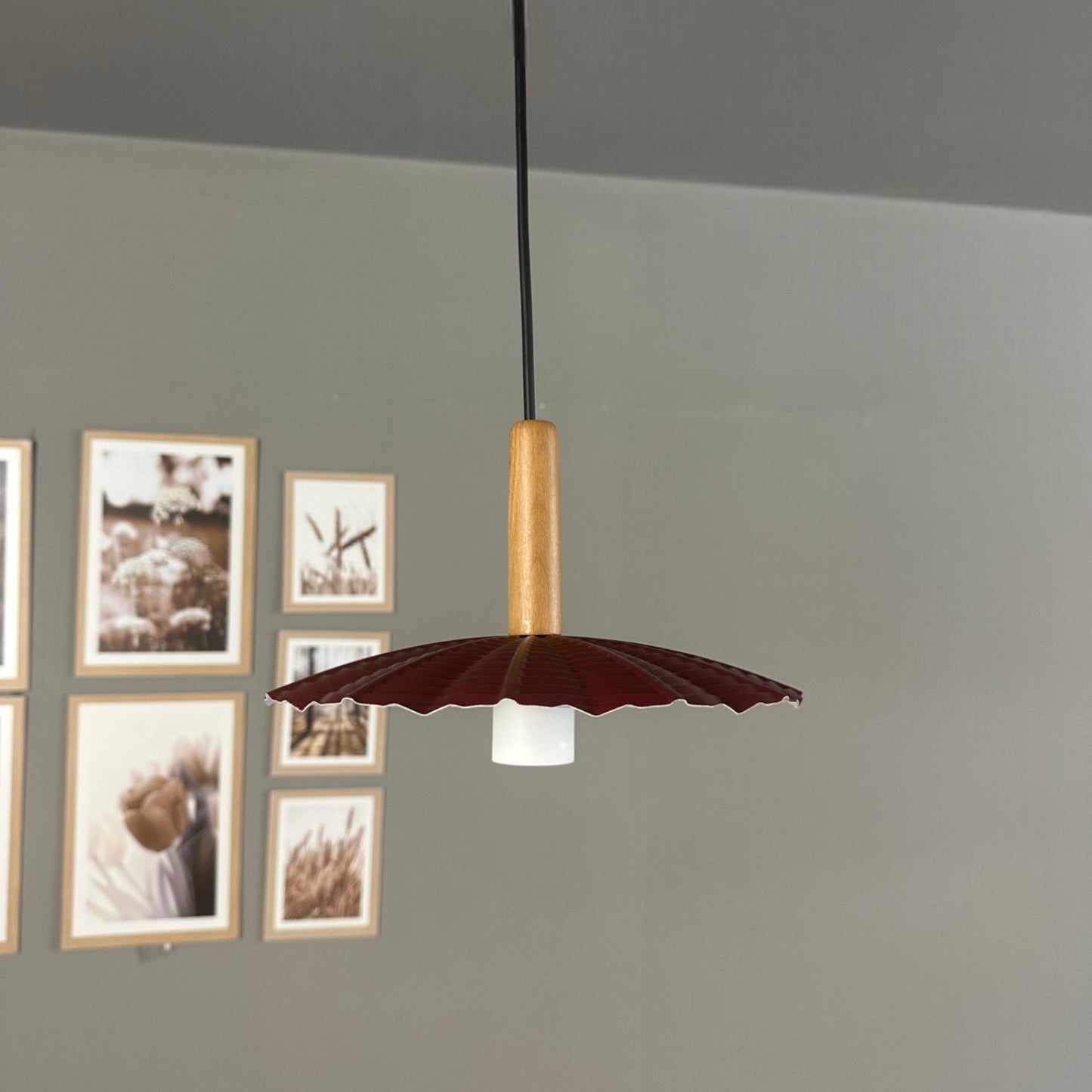 Pendelleuchte Moriva Metall Ø24cm, Modern Hängelampe