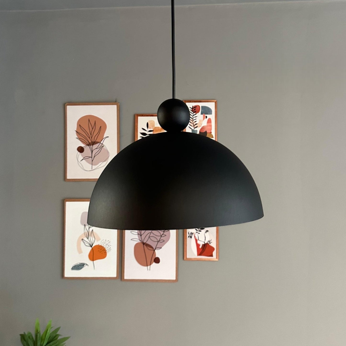 Pendelleuchte Yimpi Wulst Metall Ø30cm, Modern Hängelampe