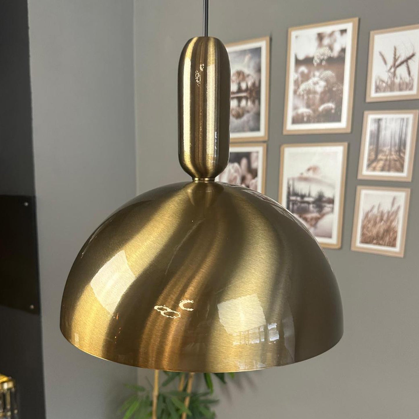 Pendelleuchte Yimpi Pendelleuchte Hängelampe aus Metall Ø43 cm Lampe
