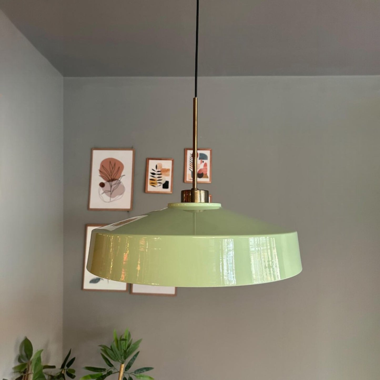 Ace Hängelampe Ø40 cm, Pendelleuchte Vintage, Industrial aus Metall E27