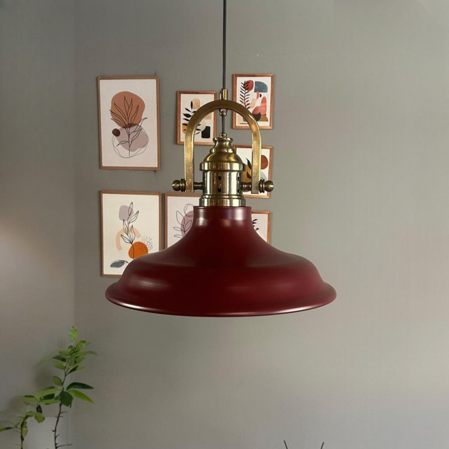 Bamyum Pendelleuchte Bergo Ø40 cm, Metall Hängelampe