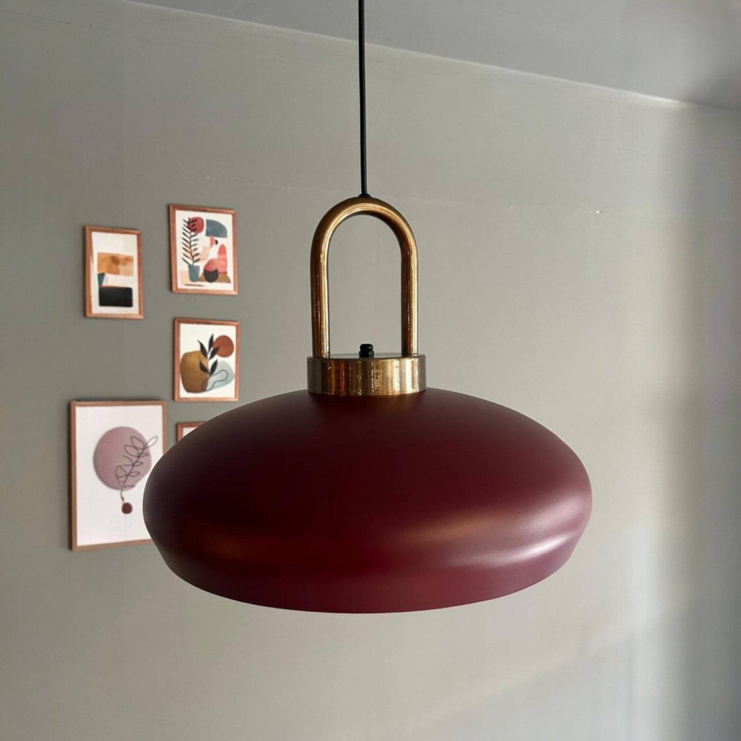 Bamyum Androa-Lock Metall Ø40 cm Vintage Hängelampe
