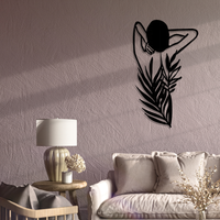 Metall Wanddeko Silhoutte