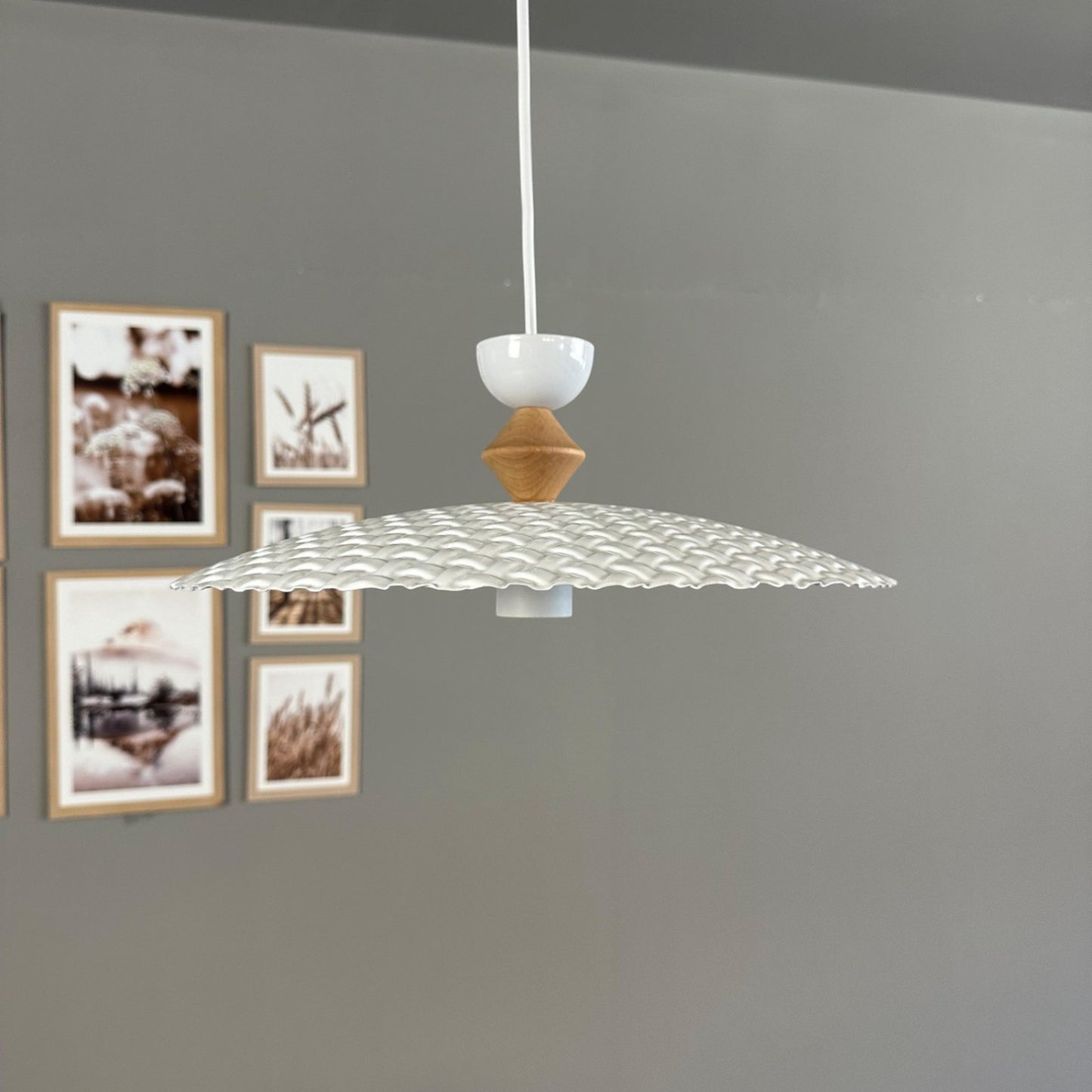 Pendelleuchte Zetra Metall Ø36cm, Modern Hängelampe