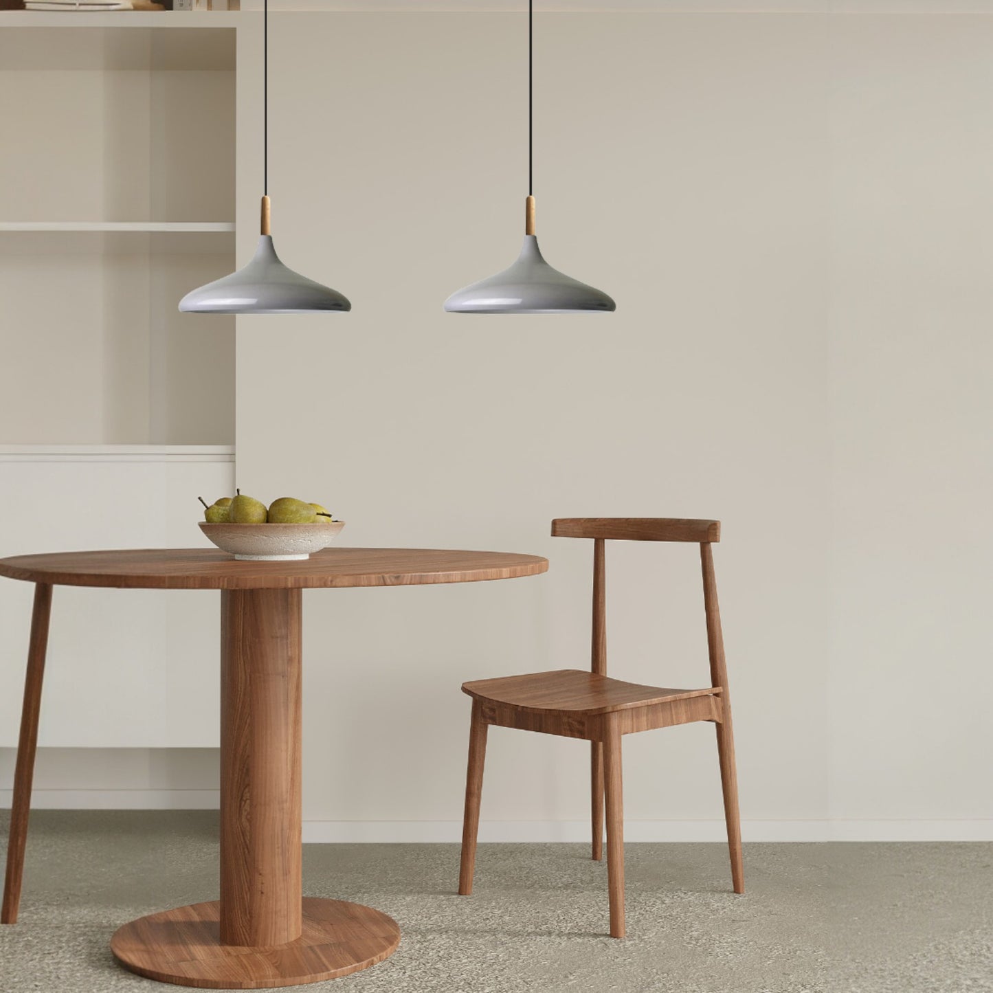 Pendelleuchte Champion Doppelter Kronleuchter Holz Metall Modern Pendelleuchte