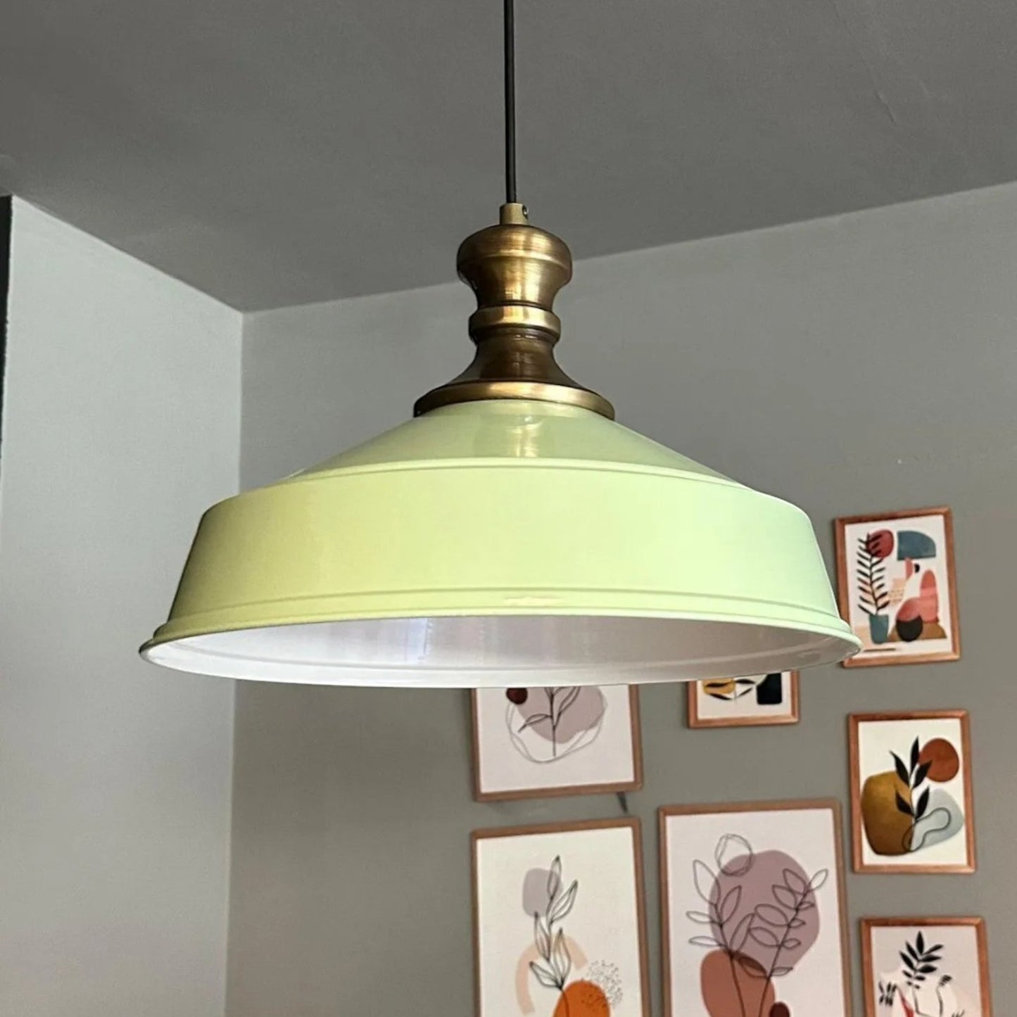 Pendelleuchte Carmelo Knob Ø35 cm, Metall Hängelampe