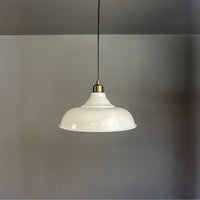 Pendelleuchte Nota Halbe Tulpe Ø31 cm, Metall Hängelampe