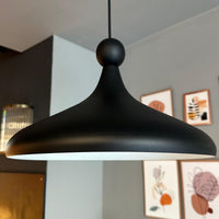 Pendelleuchte Wulst Metall Ø35cm, Modern Hängelampe