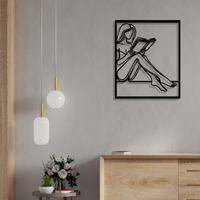Metall Wanddeko Silhoutte