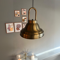 Pendelleuchte Asletl Hängelampe Industrial aus Metall Ø40 cm, Pendelleuchte Esstisch