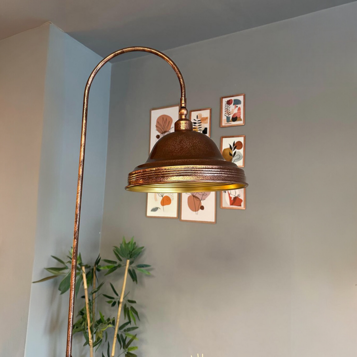 Stehlampe Bronel Bewegender Ufo Kopf Moderne Dekorative Metall Stehlampe