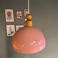 Pendelleuchte Yimpi Wulst Holz Metall