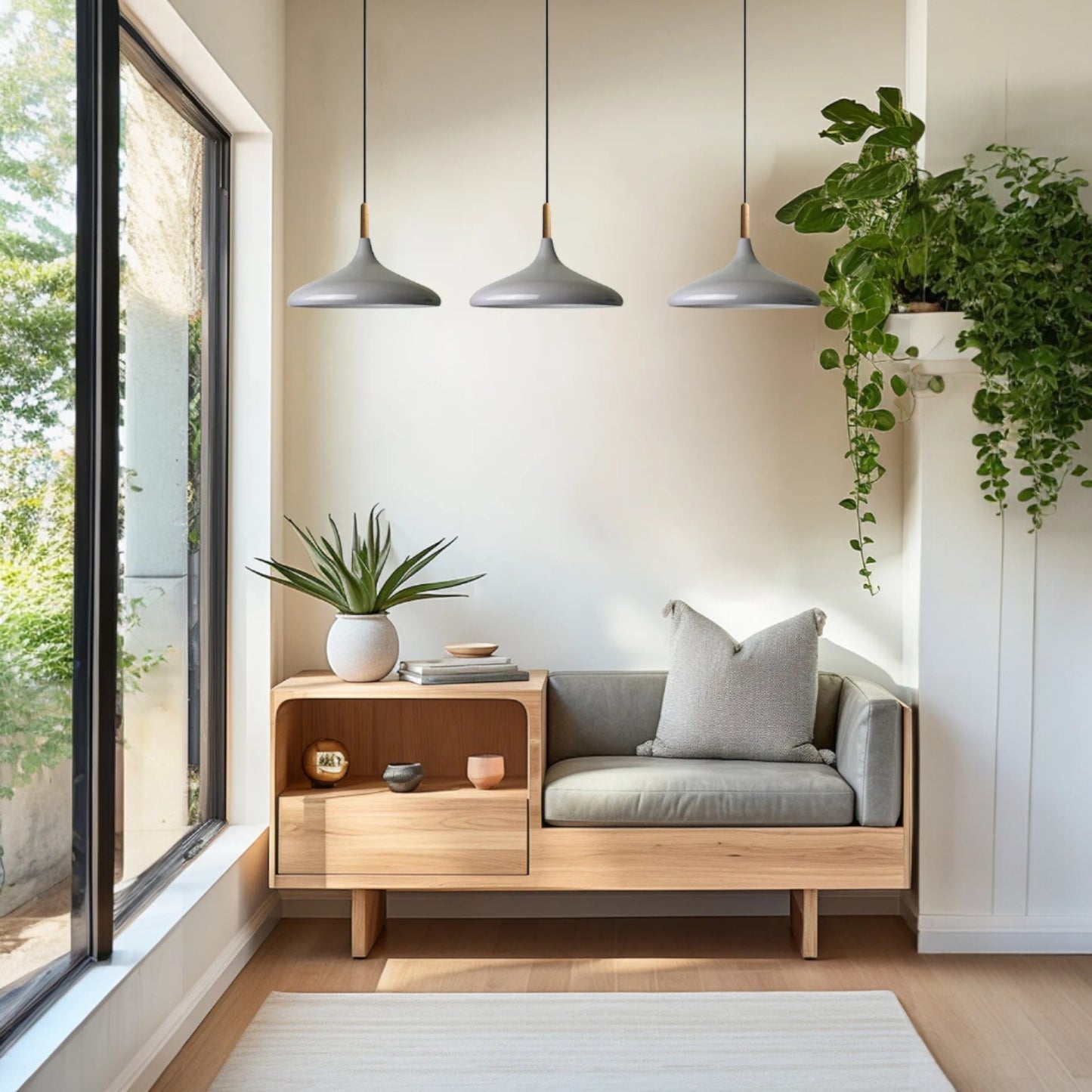 Pendelleuchte Champion Trio Metall Ø35cm, Modern Hängelampe